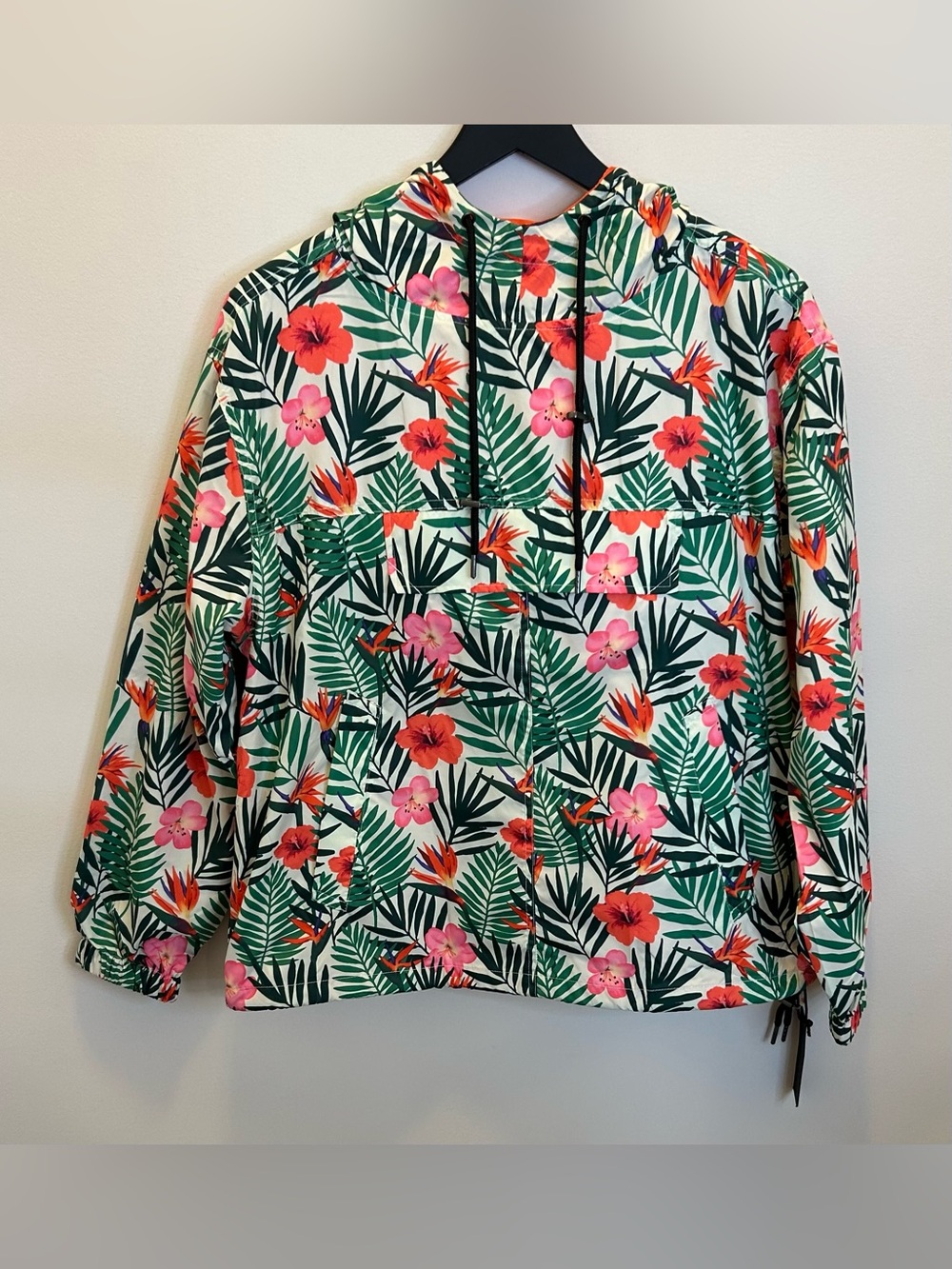 NWT Blank NYC Anorak Petal To The Metal Windbreaker